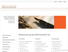 Tablet Screenshot of marti.ag